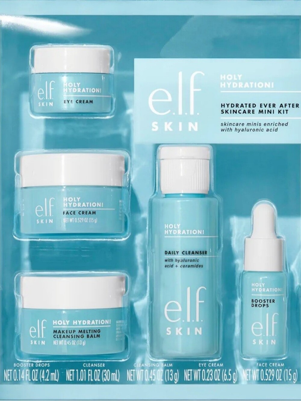e.l.f. SKIN Holy Hydration!Brand New Hydrated Ever After Skincare Mini Kit
